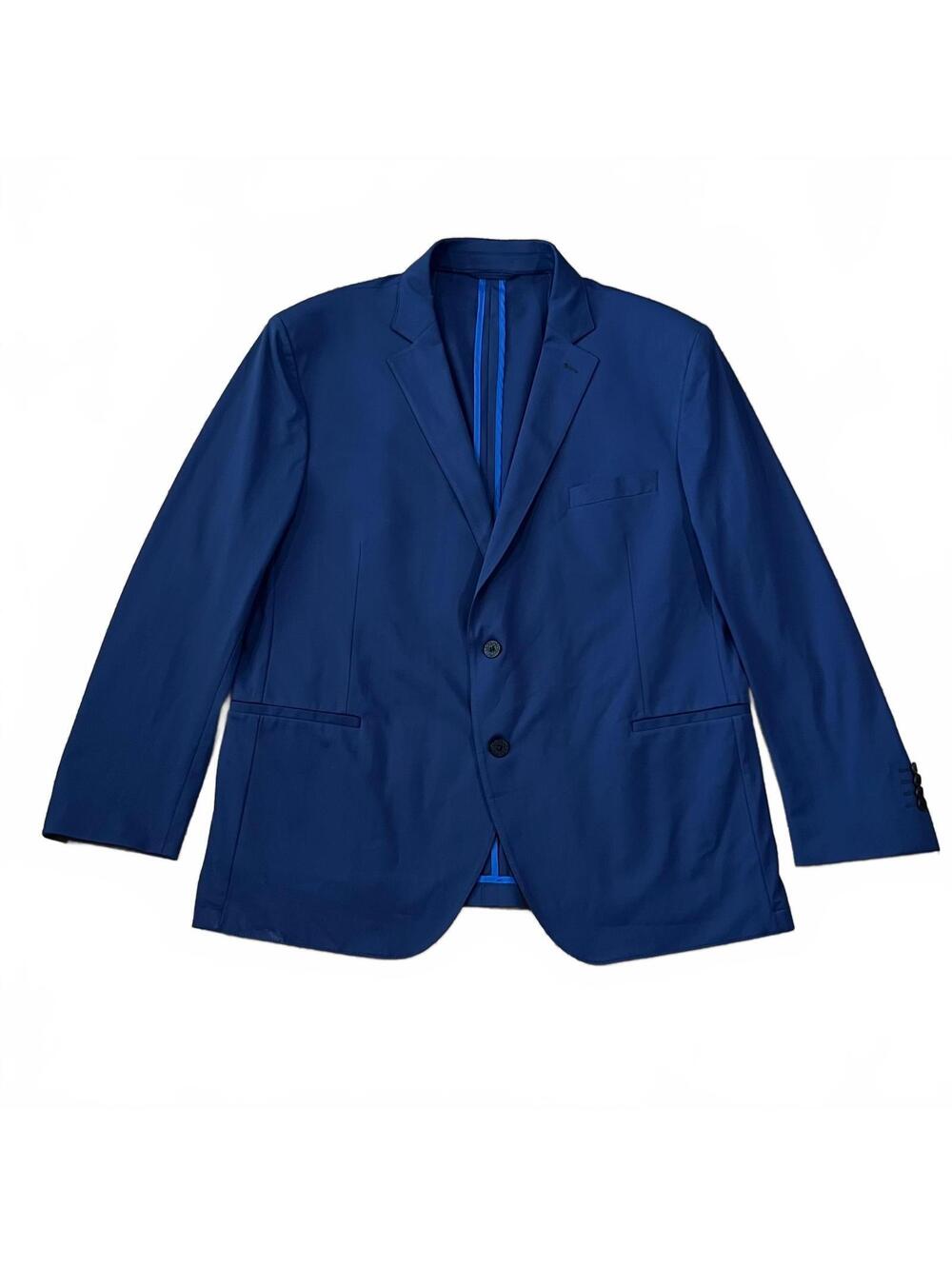 Twillory Mens Blue Performance Blazer Jacket Size 50R